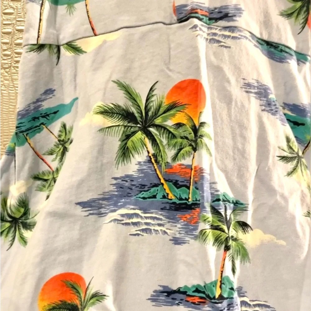 Old Navy Girl’s Vacation Summer Sun Dress with Ocean & Palm Trees